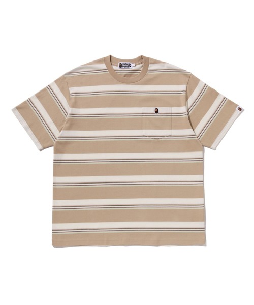 tシャツ STRIPE ONE POINT RELAXED FIT POCKET TEE メンズ レディースの画像