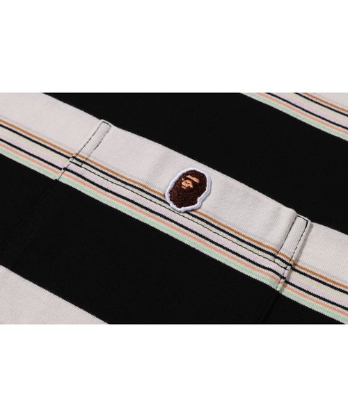 tシャツ STRIPE ONE POINT RELAXED FIT POCKET TEE メンズ レディースの画像
