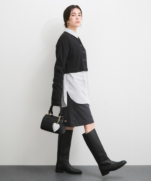 「REMME」 ロングブーツ 38 ブラック レディース_画像3
