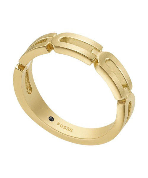 「FOSSIL」 リング 9 ゴールド メンズ_画像4