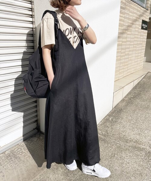 「Spick \u0026 Span」 キャミソールワンピース 38 ベージュ レディースの画像