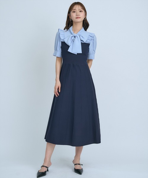 AND COUTURE（アンドクチュール） ワンピース ニットビスチェ風