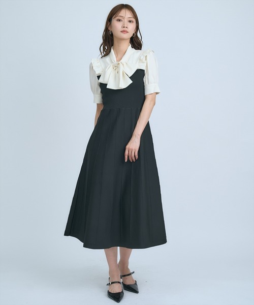 AND COUTURE（アンドクチュール） ワンピース ニットビスチェ風