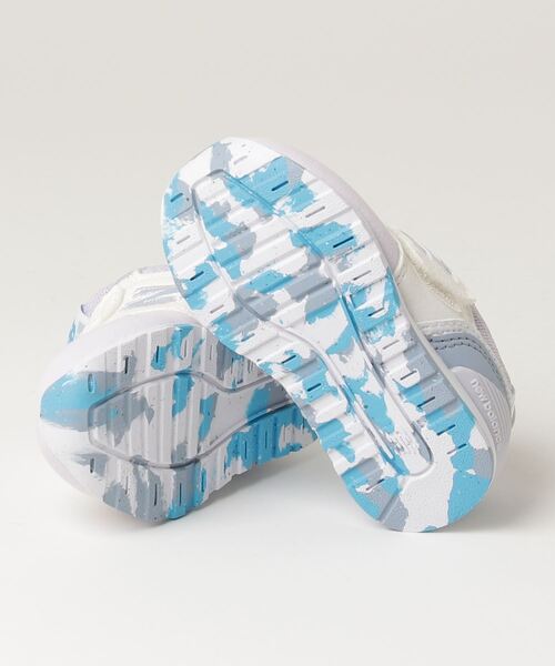「New Balance」 「KIDS」ローカットスニーカー 14.5cm ブラック×レッド キッズ_画像3