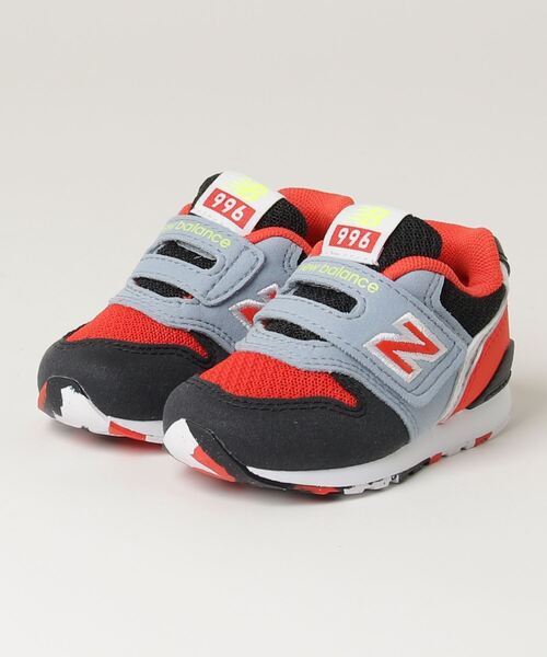 「New Balance」 「KIDS」ローカットスニーカー 14.5cm ブラック×レッド キッズ_画像6