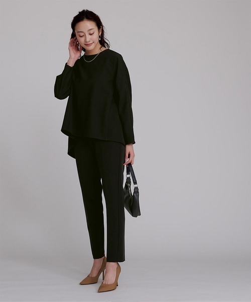 「ur's」 長袖ブラウス M グレイッシュベージュ レディース_画像5