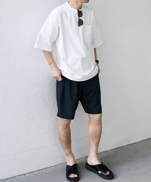 「SHIPS any」 半袖Tシャツ MEDIUM ホワイト メンズ_画像3