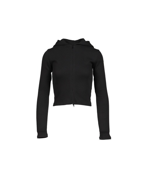 GLOWNY パーカー G CLASSIC ESSENTIAL RIB ZIP-UP レディース