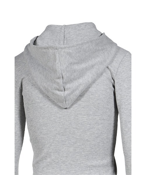 GLOWNY パーカー G CLASSIC ESSENTIAL RIB ZIP-UP レディース