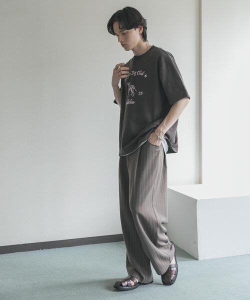 SENSE OF PLACE by URBAN RESEARCH ヘンリーネック tシャツ