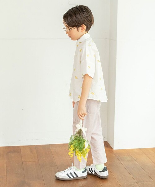 「branshes」 「KIDS」半袖シャツ 120 ブルー キッズ_画像5