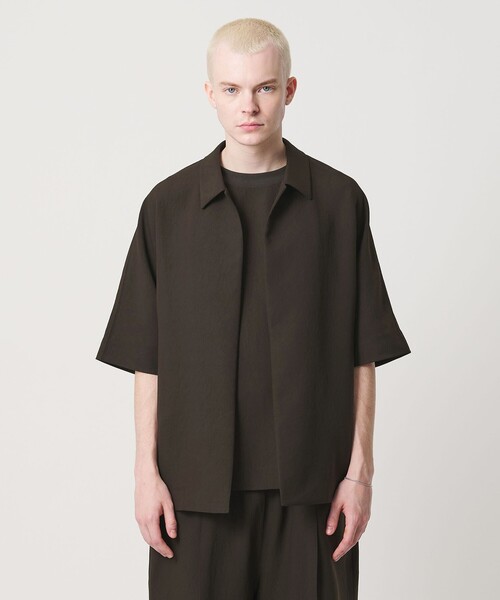 DAISUKE OBANA ダイスケオバナ 半袖オープンカラーシャツ UNITED ARROWS & SONS by DAISUKE OBANA シャツ 半袖 メンズ