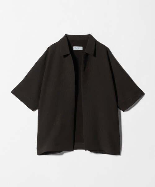 daisuke obana シャツジャケット ブラック シャツジャケット UNITED ARROWS & SONS by DAISUKE OBANA シャツ 半袖 メンズ