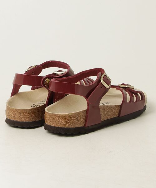 「BIRKENSTOCK」 フラットサンダル 37 ボルドー レディース_画像2