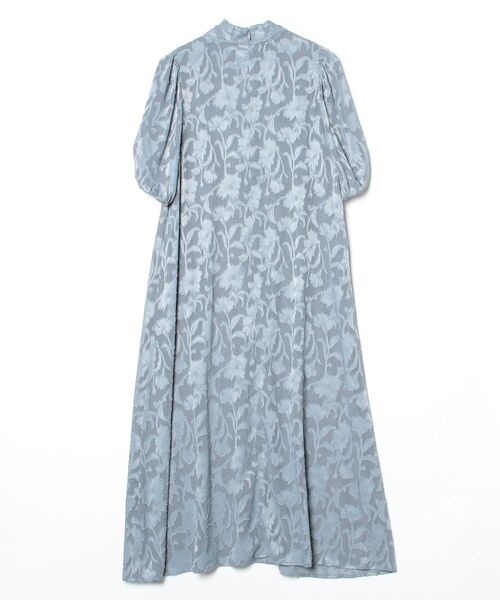 「J by blue」 長袖ワンピース LARGE ブルーグレー レディース_画像2