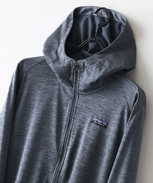 「ragged mountain」 ジップアップパーカー MEDIUM ターコイズブルー メンズ_画像3