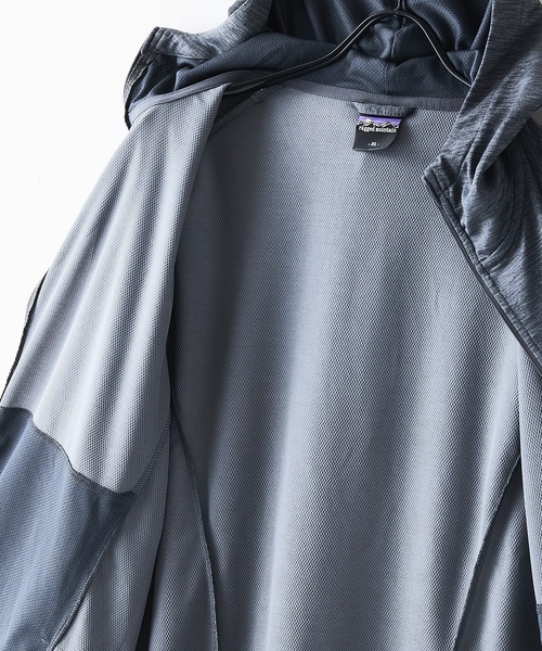 「ragged mountain」 ジップアップパーカー MEDIUM ターコイズブルー メンズ_画像9