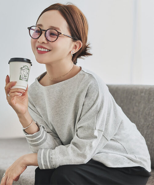 ETRETOKYO　リサイクルコットンボーダーTee　アイボリー ETRETOKYO リサイクルコットンボーダーTee アイボリー