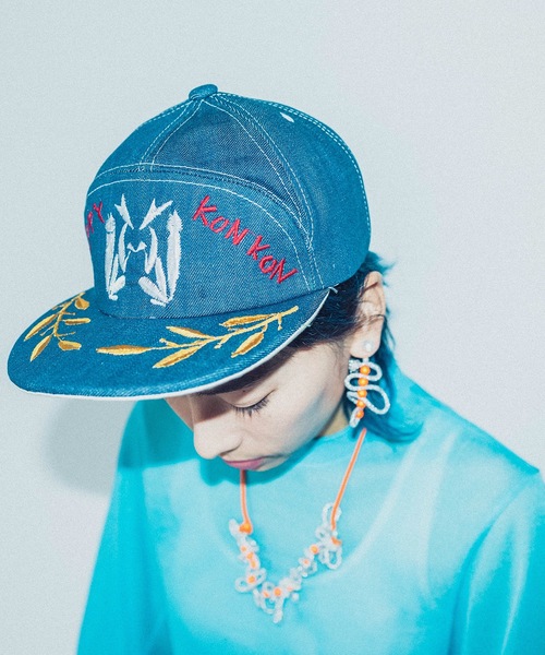 happy konkon キャップ 帽子 konkon アポロCAP レディース メンズ