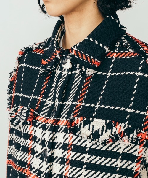 DOUBLE STANDARD CLOTHING，ツイードジレ DOUBLE STANDARD CLOTHING（ダブルスタンダードクロージング） ベスト