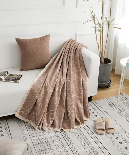 aimoha（アイモハ） ブランケット マーブル柄ソファーカバー