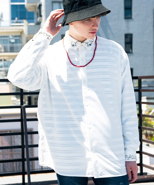 8 シャツ ブラウス 刺繍入り長袖シャツ : ZOZOTOWN Yahoo!店 - 通販