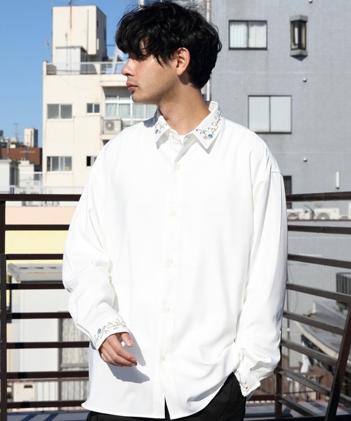 8 シャツ ブラウス 刺繍入り長袖シャツ : ZOZOTOWN Yahoo!店 - 通販