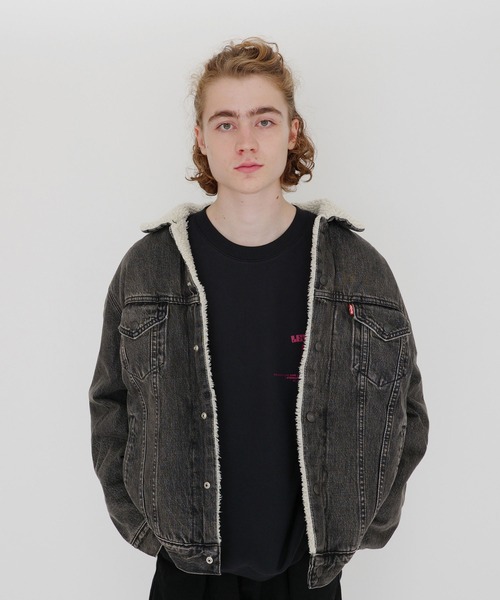 ジャケット Gジャン VTG FIT SHERPA TRUCKER WIN AND DESTROY