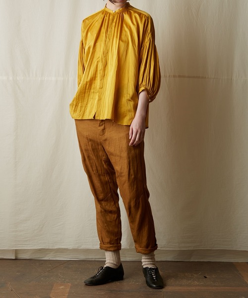 ブラウス シャツ puff-sleeve blouse レディース suzuki takayuki ブラウス シャツ puff-sleeve blouse