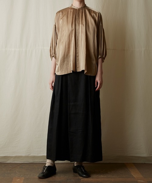 ブラウス シャツ puff-sleeve blouse レディース suzuki takayuki ブラウス シャツ puff-sleeve blouse