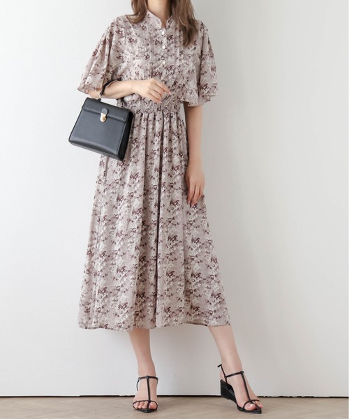 オーガンジー★ラッフル★ワンピース★ CLAUDIE PIERLOT La-gemme ワンピース ラッフルフリルワンピース : ZOZOTOWN