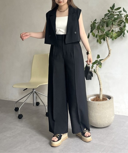 prose verse（プロズヴェール） セットアップ ショートジレ×タック