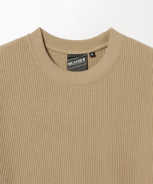 BEAMS T tシャツ / ワッフル クルーネック ショートスリーブ 24