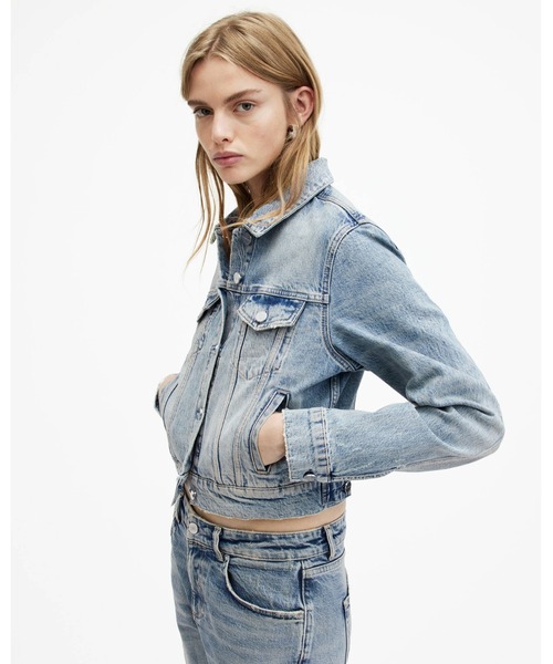 ALLSAINTS デニムジャケット gジャン JUNO DENIM TRUCKER JACKET
