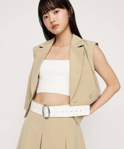 ベルト SLY OVAL BACKLE WIDE BELT SLY（スライ） ベルト ELLIPSE BUCKLE WIDE BELT エリプス バックル