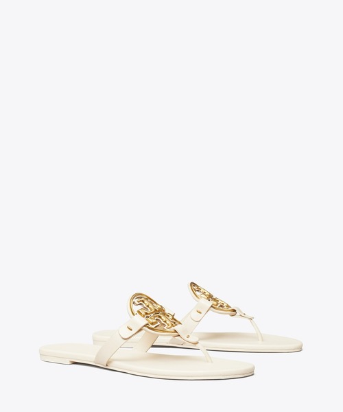 VIP買付★Tory Burch ロゴ ミュール サンダル ミラー サンダル: レディース サンダル | Tory Burch JP