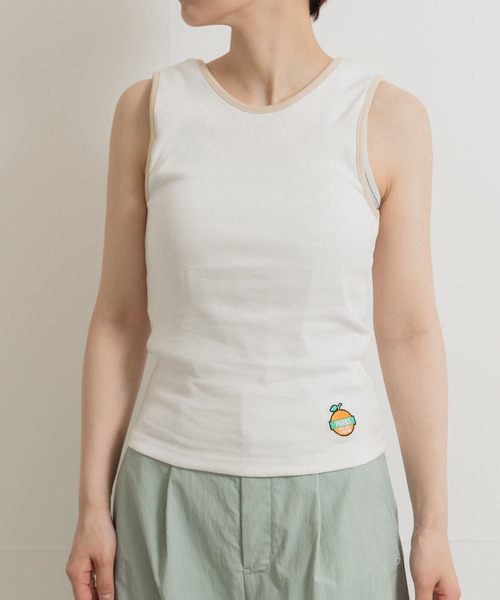 タンクトップ ノースリーブ PARKS PROJECT　2way Bicolor Tank×PARKS レディース
