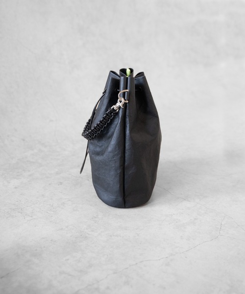 SENTI ショルダーバッグ 「 」Dyneema Leather DRAWSTRING