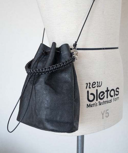 SENTI ショルダーバッグ 「 」Dyneema Leather DRAWSTRING
