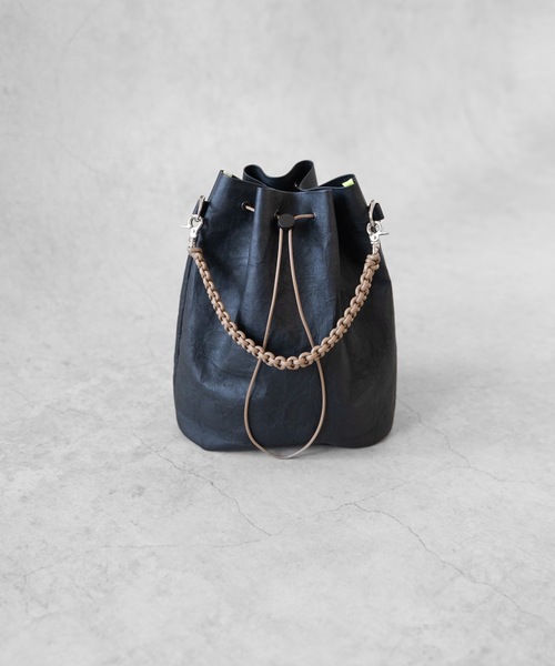 値下げ不可！BENT L TRANSFER M SENTI ショルダーバッグ 「 」Dyneema Leather DRAWSTRING