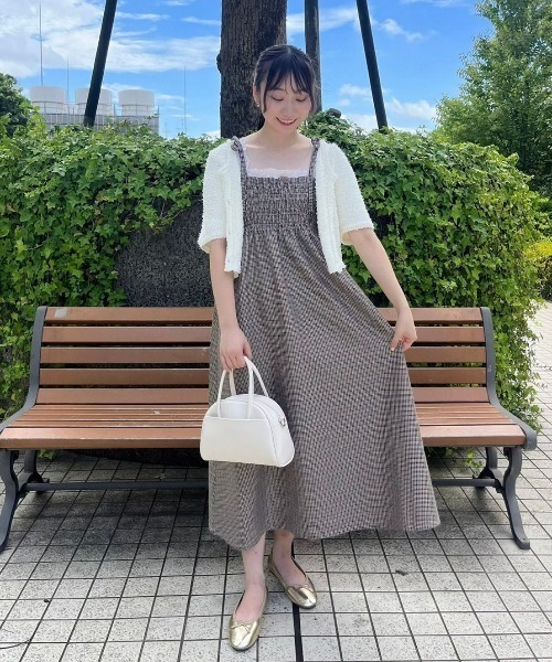 flower（ファッション） ワンピース ナチュラルチェック