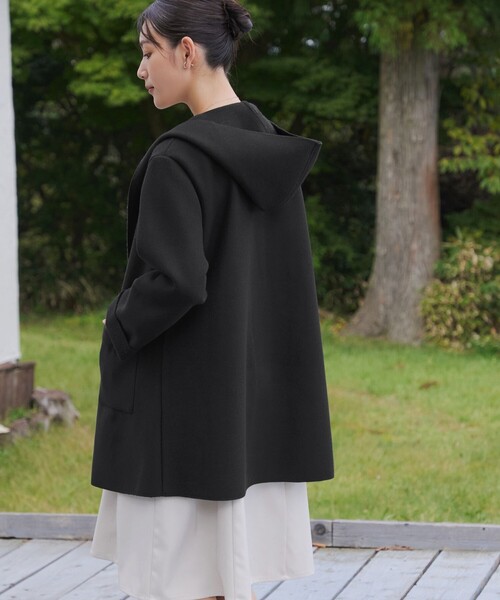 美品✨23区 2way ダッフルダウンコート ダウンコート ロング　 黒　44 セール】【名品／撥水／抗菌防臭】ロング リサイクルダウンコート