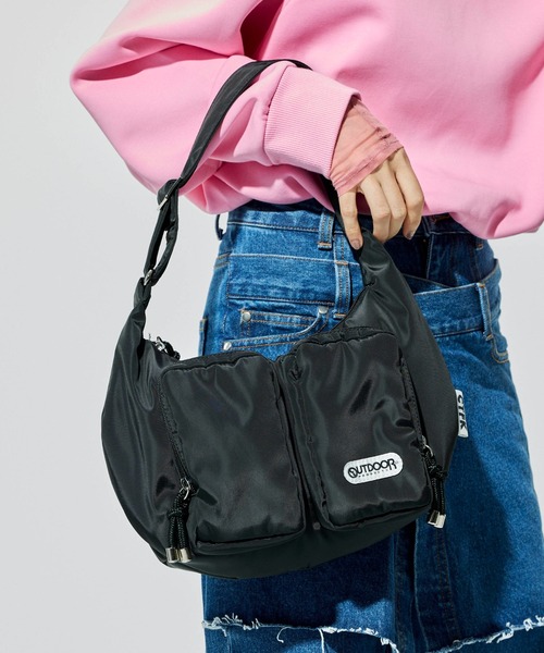 ハンドバッグ 「OUTDOOR PRODUCTS×CONTROL FREAK/CTFK」ダブルポケットハンドルバッグ