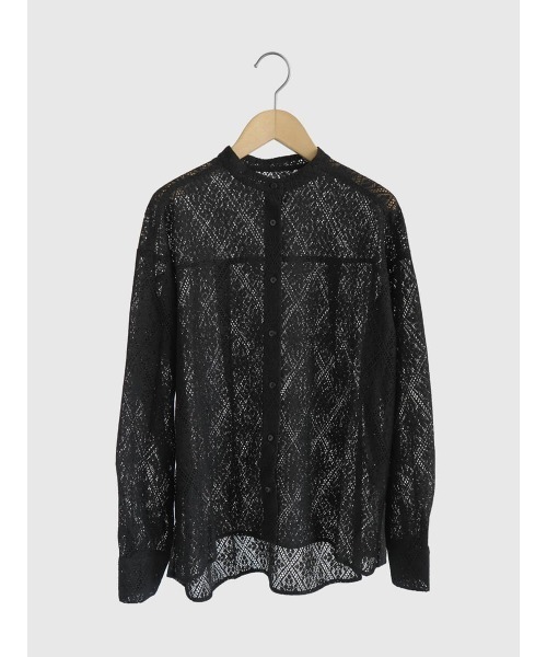 FIKA. ブラウス シャツ Lace band collar shirt レディース