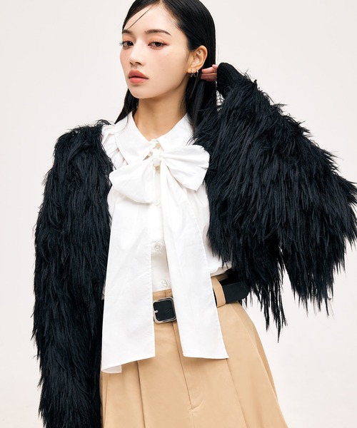 EIMY ISTOIRE（エイミーイストワール） カーディガン ファーニット