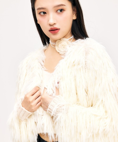 EIMY ISTOIRE（エイミーイストワール） カーディガン ファーニット