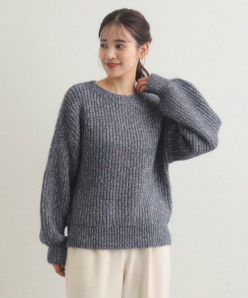 ニット セーター 「ラメニット／3colors」プルオーバー レディース LAURA ASHLEY ニット セーター 「ラメニット／3colors」プル
