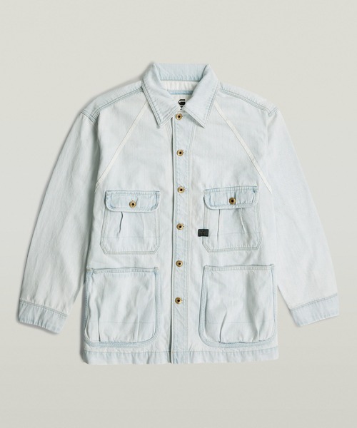G-STAR RAW デニムジャケット gジャン OVERSIZED CHORE JACKET 