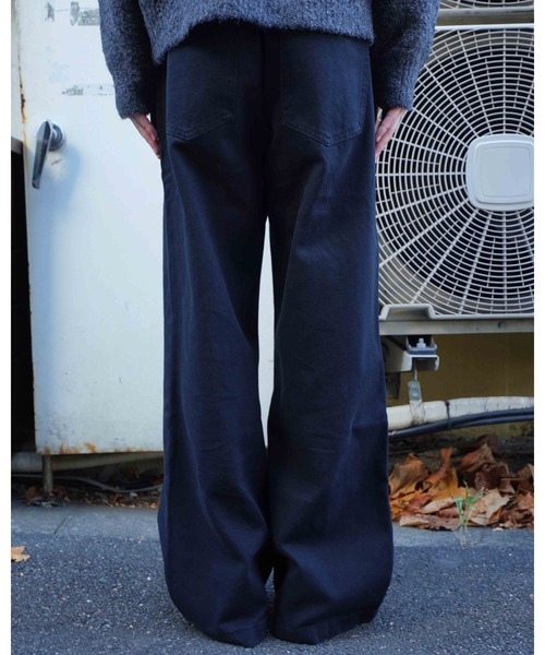 綿チノパン チノパン 綿ツイル ツータックパンツ レディース メンズ : ZOZOTOWN