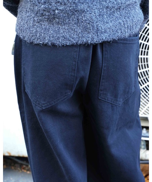 Noen（ノエン） チノパン コットンツイルワイドチノパンツ メンズ